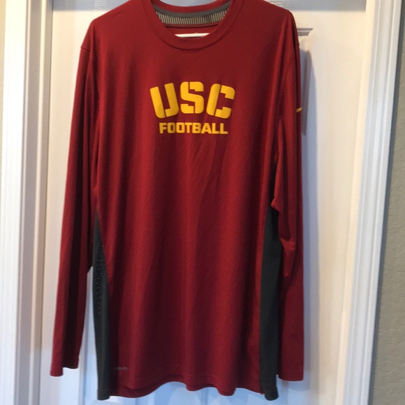 Nike Other - Nike USC Football top Shirt L/S size XL dry fit